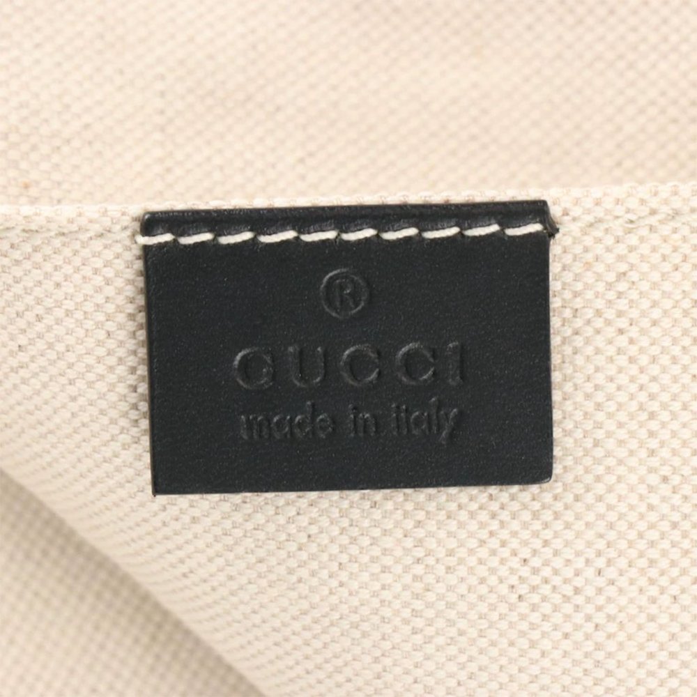 Gucci RARE Kris Knight Black Flora Print Canvas Zip Clutch - Picture 6 of 9